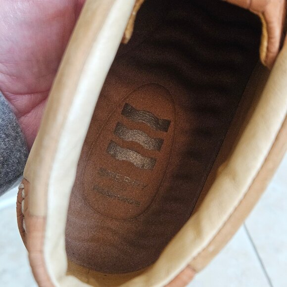 NWOT Sperry Men's Pluswave Ankle Boots, Tan, Sz 12 - Picture 15 of 16